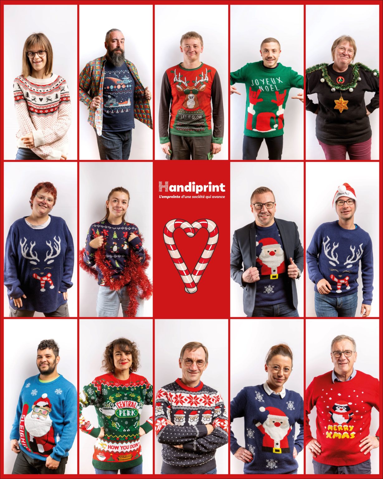 Journée pull moche de Noël chez Handiprint ! Handiprint